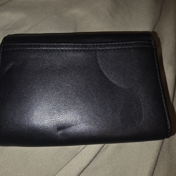 Coach Black Leather Fold Wallet - Picture 8 of 8